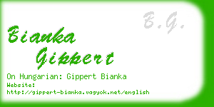 bianka gippert business card